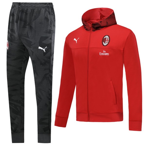 Chandal AC Milan 2019/20 Gris Rojo